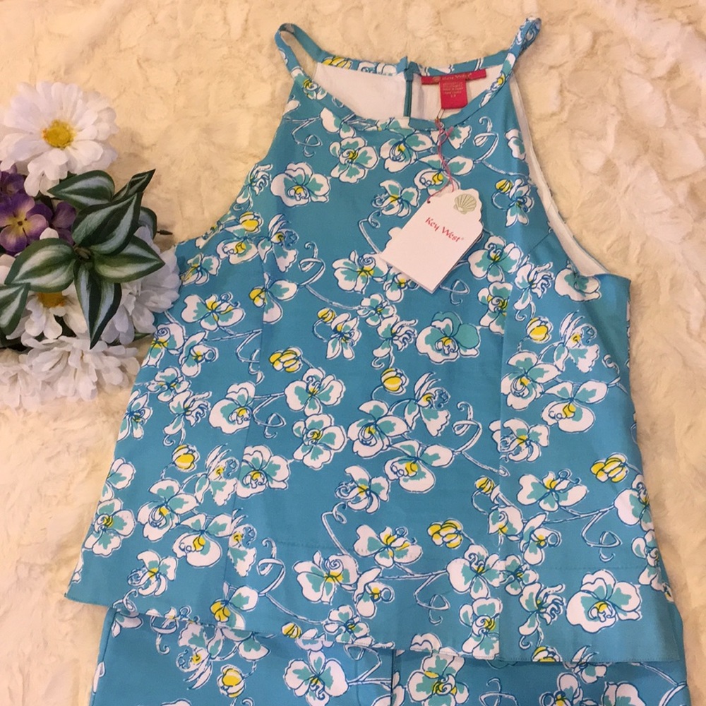 New! Key West Floral Top.